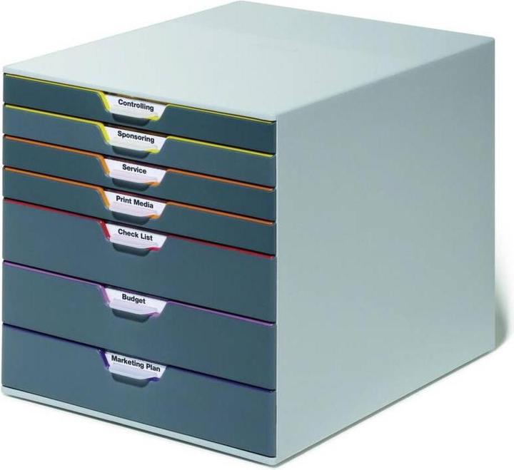 Actual product image Durable Drawer cabinet Varicolor 7 (A4)