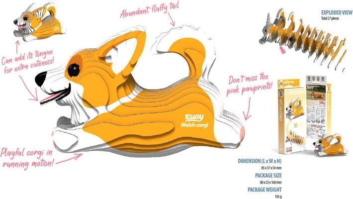 Image du produit Eugy Kit de bricolage 3D Corgi (MQ6)
