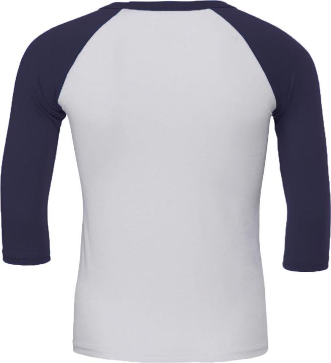Immagine prodotto Bella Canvas Felpa da baseball in tela con manica 34 (XS)