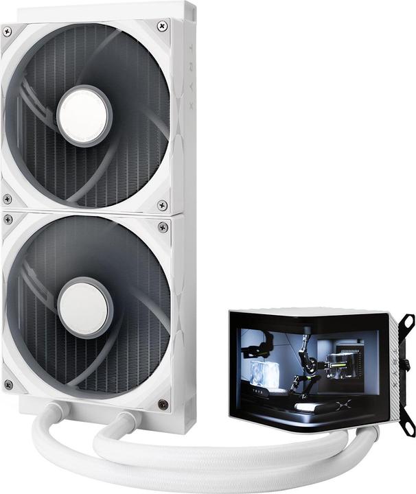 Productafbeelding TRYX PANORAMA compleet waterkoelsysteem - 280 mm, wit