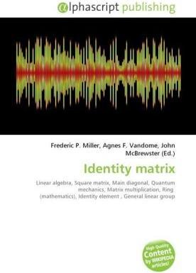 Actual product image Identity matrix (2010)