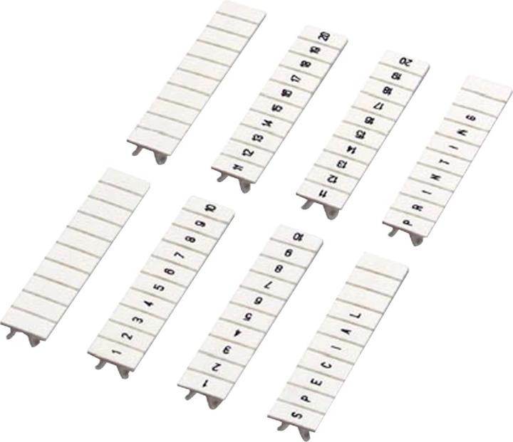 Immagine prodotto Schneider Electric Strisce di iscrizione a clip da 5 mm 10 Z NSYTRAB510