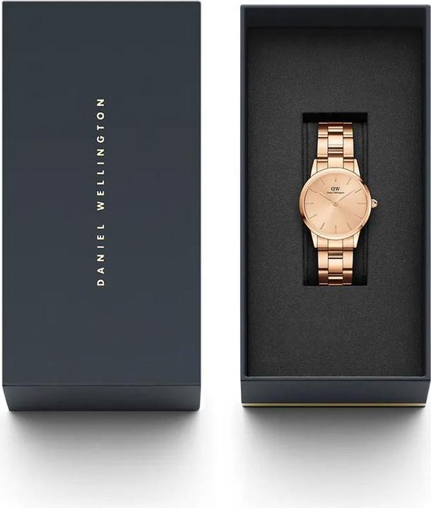 Actual product image Daniel Wellington Iconic Link Unitone Rose Gold (Analogue wristwatch, 28 mm)