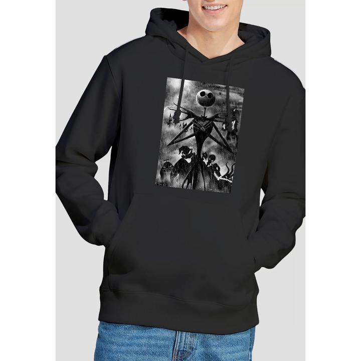Immagine prodotto The Nightmare Before Christmas Felpa con Cappuccio Jack Skellington Pioggia Uomo (L)