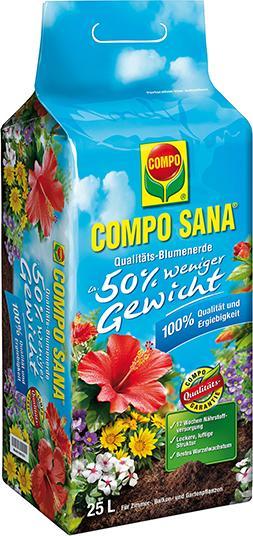 Produktbild Compo Blumenerde Sana 60 L ca. 50% weniger Gewicht (60 l)