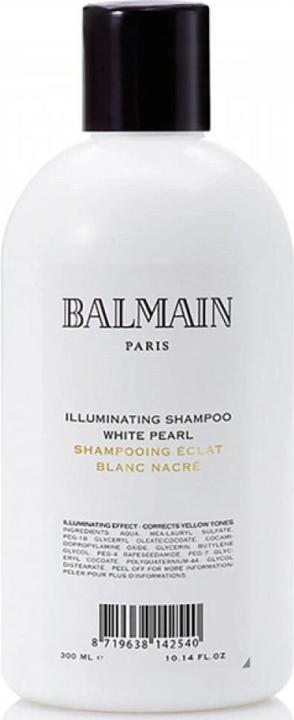 Actual product image Balmain BALMAIN Illuminating Shampoo White Pearl szampon korygujący odcień do włosów blond i rozjaśnianych 1 (1000 ml, Silver shampoo)