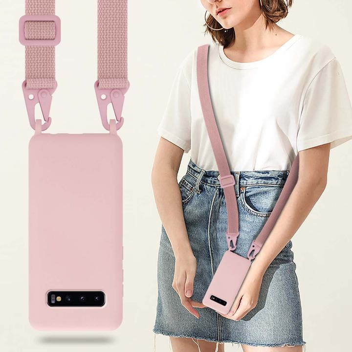 Produktbild Cadorabo TPU Cover Handy Kette Liquid (Samsung Galaxy S10+)