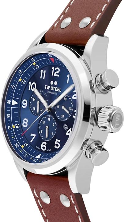 Immagine prodotto TW-Steel Acciaio SVS201 Volante Swiss Chronograaf 48mm (Cronografo, 48 mm)