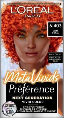 L'Oréal Paris L'Oreal Preference Metavivids Hair Dye 6.403 Meta Coral (6.403 Meta Coral)