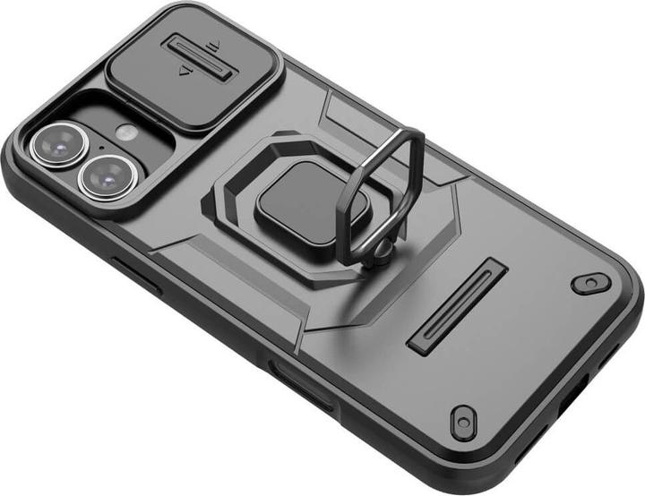 Actual product image Cover-Discount iPhone 16 Plus - Armor Case with kickstand (Apple iPhone 16 Plus)