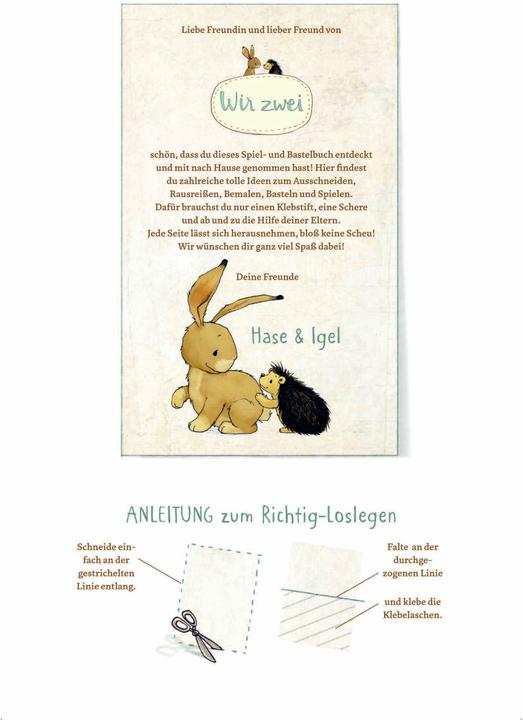 Produktbild Basteln & Spielen mit Wir zwei - Für kleine Künstler