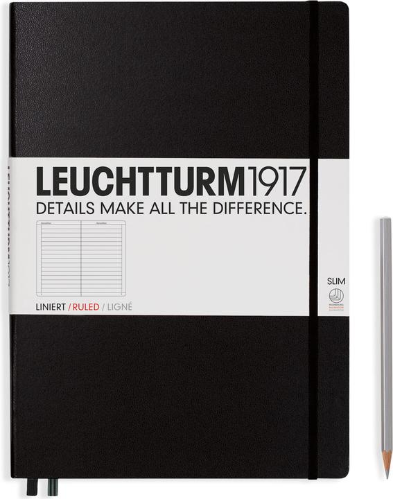 Image du produit Leuchtturm1917 Maître Slim, couverture rigide (A4, À rayures, Couverture rigide)