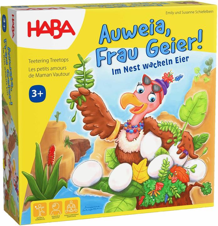 Productafbeelding Haba O jee, mevrouw Geier! (Duits, Frans, Italiaans, Engels)