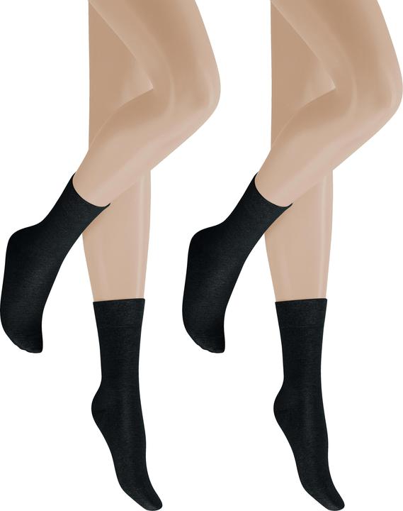 Actual product image Hudson Only Wool (3 x 2 pairs) ladies socks, colour 005 black, size 39-42 (Single pack, 39 - 42)
