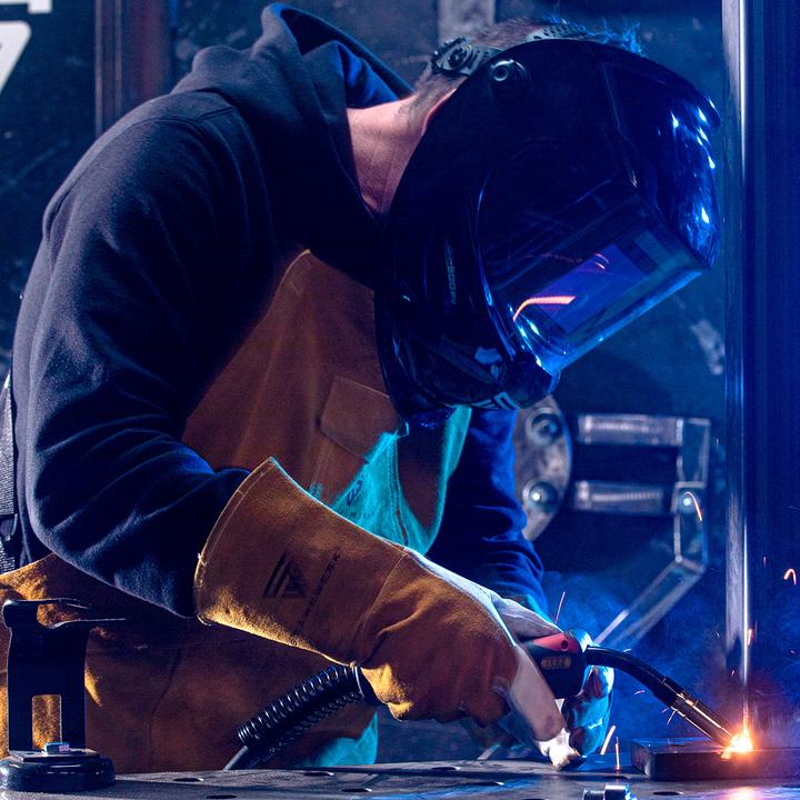 Produktbild Stahlwerk Schweisserschürze aus robustem Echtleder hitze- und feuerbeständig