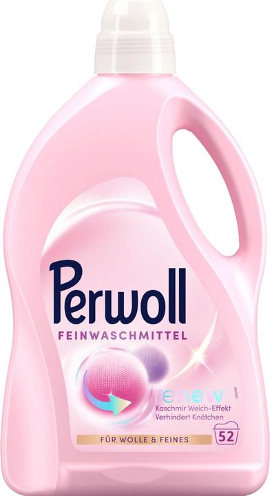 Produktbild Perwoll Renew Flüssig Wolle & Feines (52 Waschgänge, Flüssigwaschmittel)