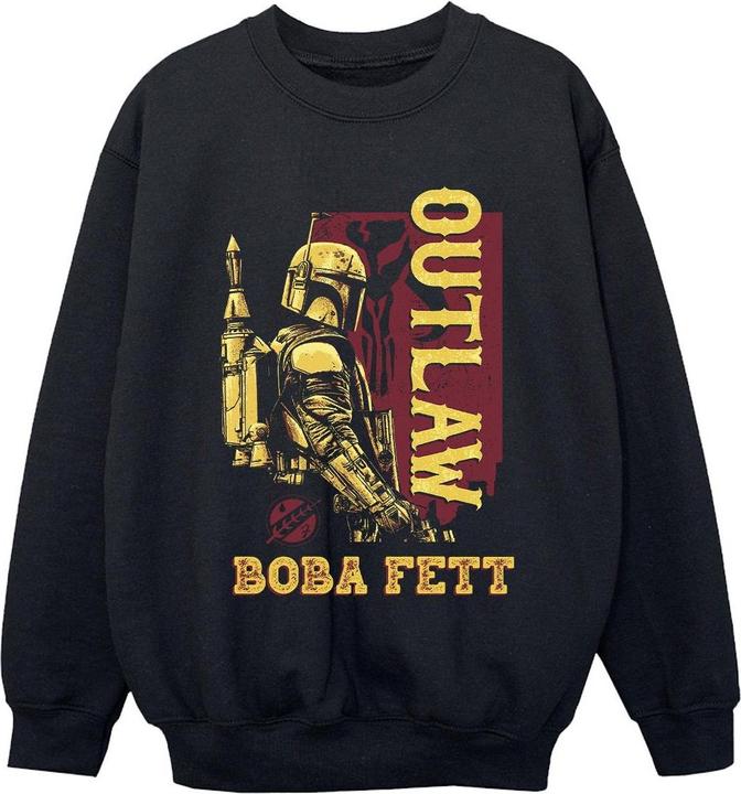 Star Wars The Book Of Boba Fett Distressed Outlaw Sweatshirt Jungen