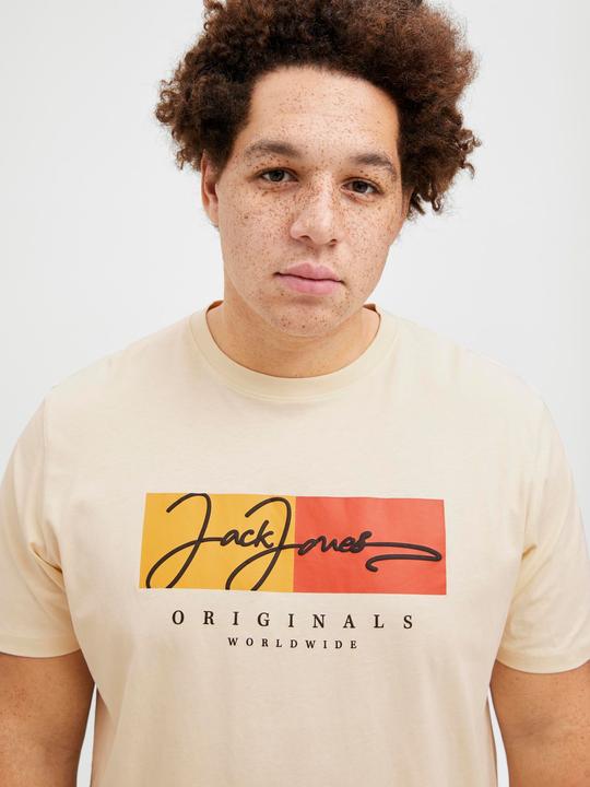 Actual product image Jack & Jones Plus Size Logo T-shirt T-shirt (5XL)