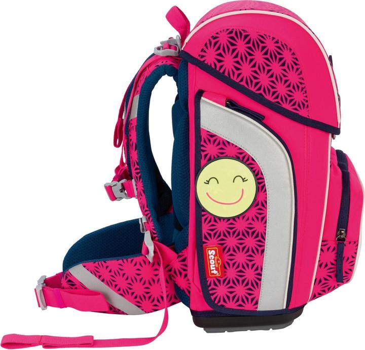Immagine prodotto Scout Set di zaini per la scuola Genius Neon Safety DIN da 4 pezzi (19 l)