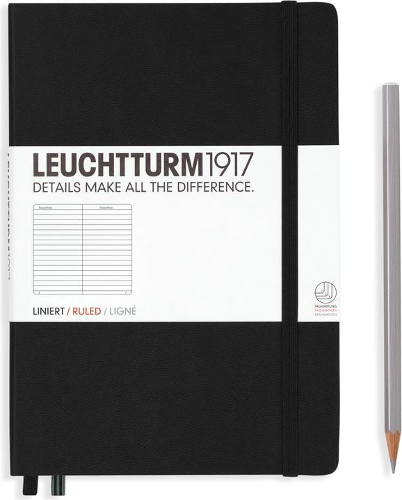 Image du produit Leuchtturm1917 Calepin (A5, À rayures, Couverture rigide)