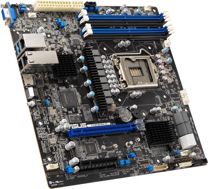 Produktbild ASUS Server P12R-M/10G-2T (LGA 1200, Intel C252, mATX)