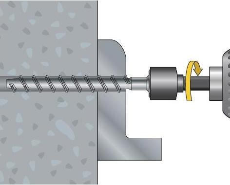 Produktbild Celo Betonschraube TSM T 6-60 6 mm 60 mm T 30 Stahl, galvanisch verzinkt ETA Zulassung Teil 6 (100 Schrauben pro Stück)
