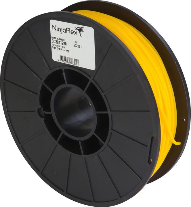 Produktbild NinjaFlex Filament (NinjaFlex, 2.85 mm, 750 g, Gelb)
