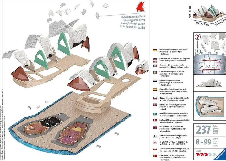 Produktbild Ravensburger Opernhaus Sydney (216 Teile)