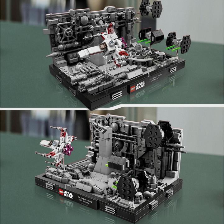 Actual product image LEGO Death Star Trench Run Diorama (75329, LEGO Star Wars)