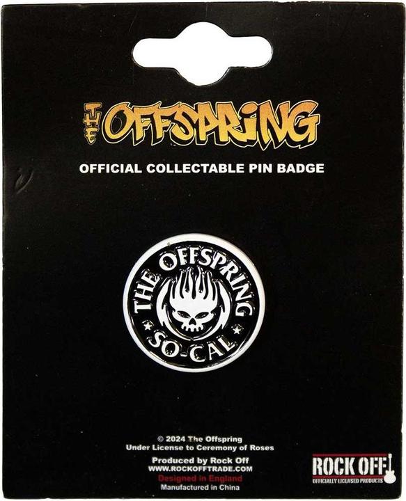 Produktbild The Offspring Abzeichen So Cal Messing