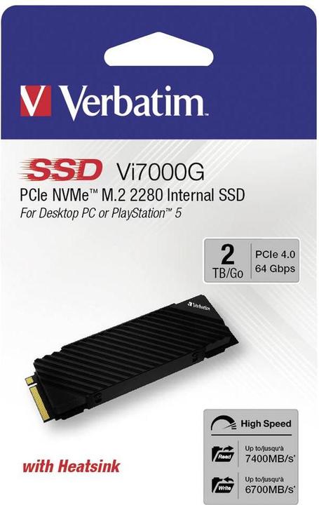 Produktbild Verbatim Vi7000 (2000 GB, M.2 2280)