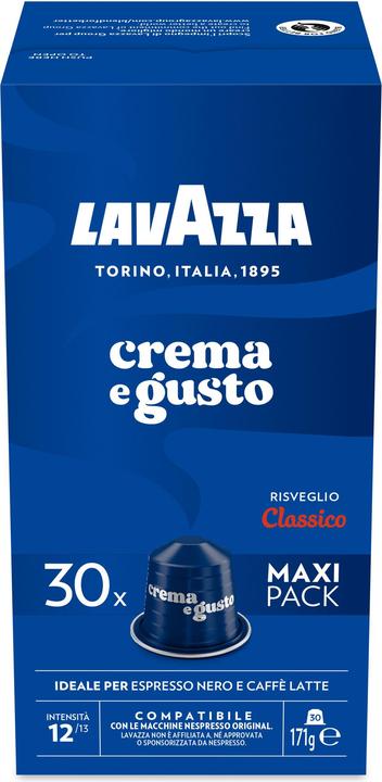 Image du produit Lavazza Capsules de café Crema e Gusto Classico 30 pièces (30 x Port.)