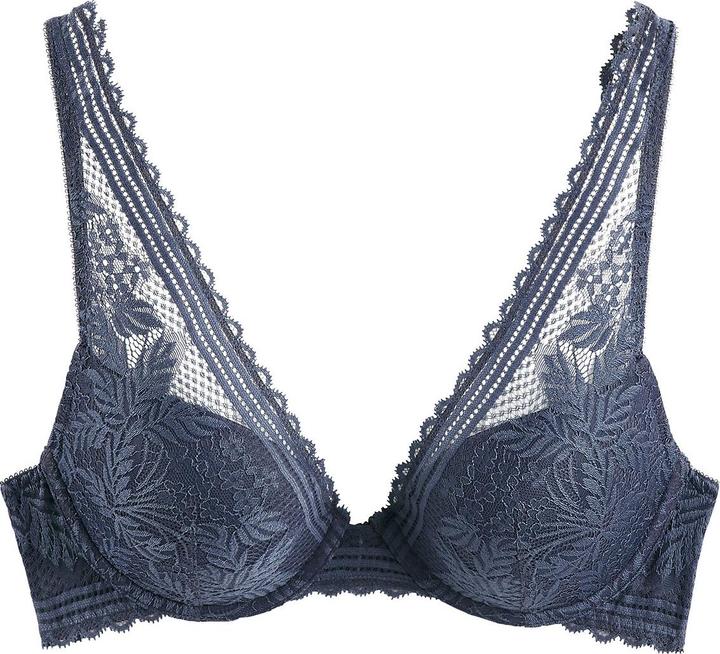 Produktbild La Redoute Collections Spitzen-BH in Foulard-Form aus recyceltem Material (85 C)
