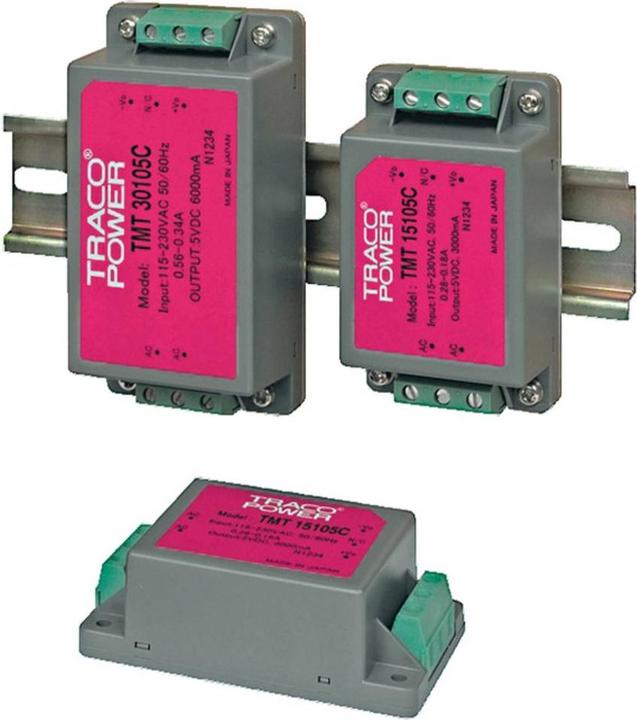 Actual product image TracoPower AC/DC print power supply TMT 15115C 15 V/DC 1 A 15 W
