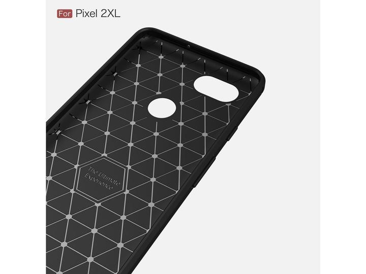 Immagine prodotto Screenguard Google Pixel 2 XL Cover Carbon Brushed Soft TPU (Google Pixel 2 XL)