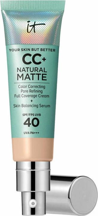 Produktbild It Cosmetics Cc Natural Matte Cream Makeup Spf 40 Fair Light 32ml (Fair Light)