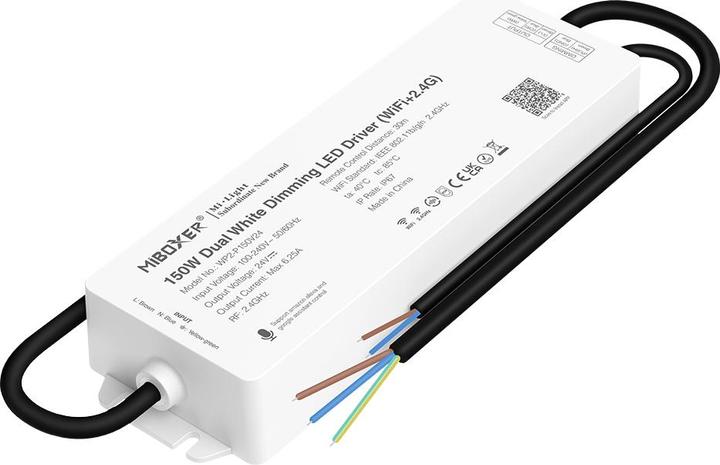 Produktbild Milight Dimmbarer Treiber 24V 150W KW/WW Funk + WLAN IP67