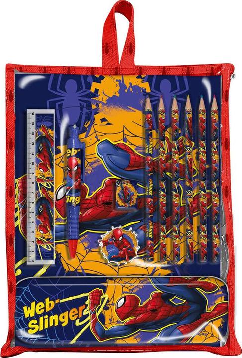 Kids Licensing Spiderman Schreibset in Tasche