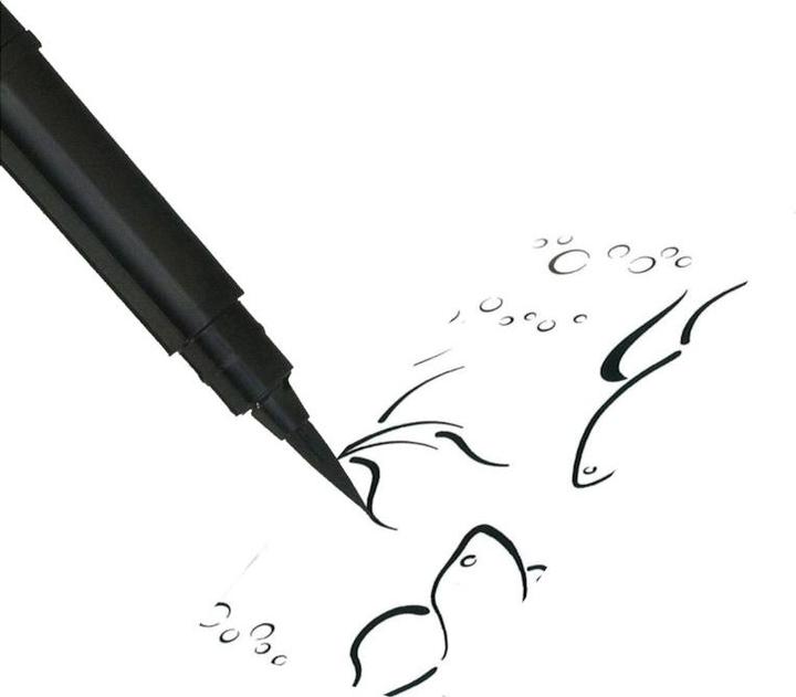 Productafbeelding Pentel Pocket Brush Pen zwart (Zwart, 1 x)