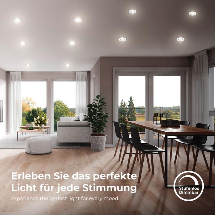 Actual product image B.K.Licht LED recessed lights (480 lm)