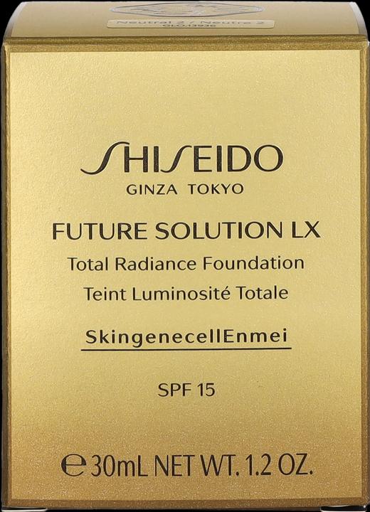 Actual product image Shiseido Total Radiance Foundation (N2 Neutral)