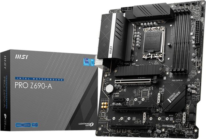 Produktbild MSI Pro Z690-A (LGA 1700, Intel Z690 (DDR5), ATX)