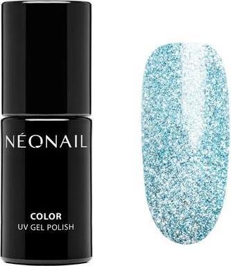Immagine prodotto Neonail Smalto UV per unghie 7,2ml Blu Ottenere l'attenzione Glitter Nail Design Shellac (Il blu attira l'attenzione, Vernice UV gel)