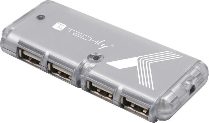 Produktbild Techly USB 2.0 Mini Hub, 4-Port (USB-A, 4 Ports)