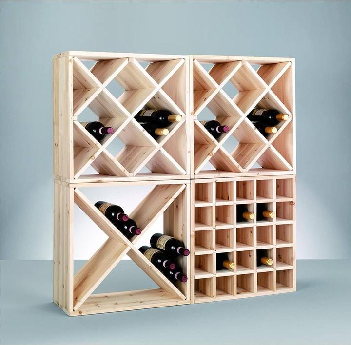 Produktbild Zeller Present Weinregal (52 x 25 x 52 cm)