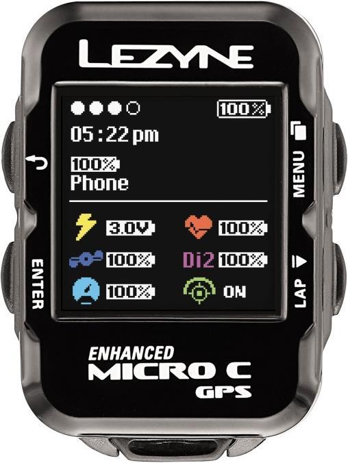 Actual product image Lezyne Micro Color HRSC Loaded