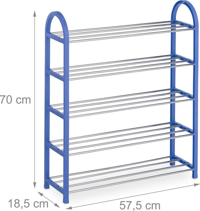Productafbeelding Relaxdays Schoenenrek kinderen (57,5 x 18,5 x 70 cm)