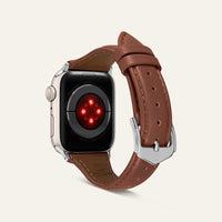 Image du produit Spigen Kajuk Apple Watch Bracelet en cuir 4/5/6/7/8 / SE 40/41 mm marron (38 mm, 40 mm, 41 mm, Cuir véritable)