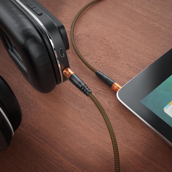 Produktbild Primewire 3,5mm Klinke Audio Kabel, AUX, Klinkenkabel, Metallstecker, Klinke Verbindungskabel, Audiokabel (2 m, 3.5mm Klinke (AUX))