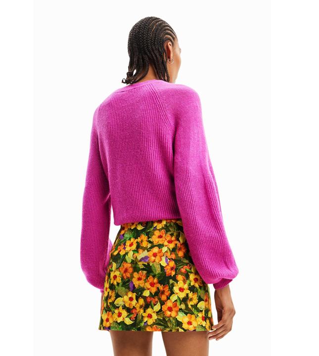 Image du produit Desigual Pull uni transparences femme (L)